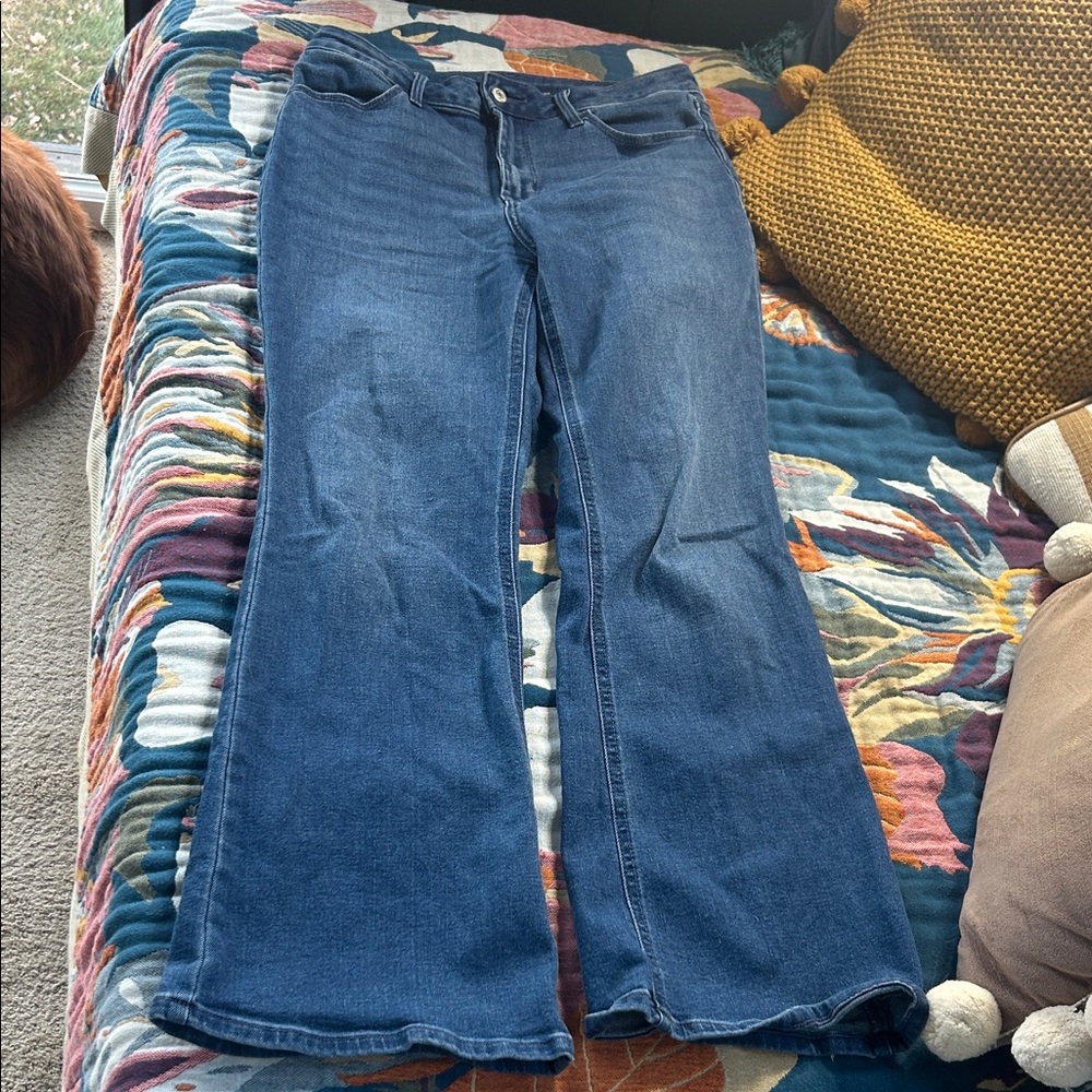 Old Navy Dark Blue Flare Jeans